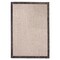 Chaudhary Living Bordered Rectangular Area Throw Rug - 5.25' x 7.5' - Gray and Black